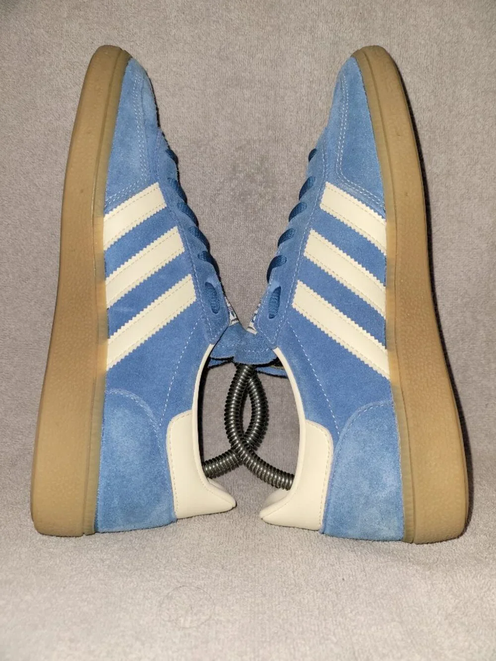 Adidas OG HANDBALL SPEZIAL IG6194 Blue White Tan Gum Sneakers Men's Size 7.5